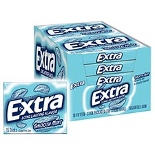 Extra Smooth Mint Sugar Free Gum 10ct Box 
