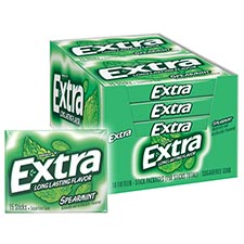 Extra Spearmint Sugar Free Gum 10ct Box 