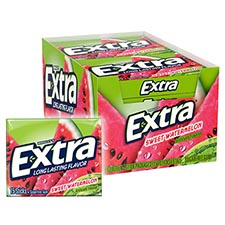 Extra Sweet Watermelon Sugar Free Gum 10ct Box 