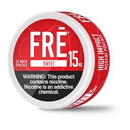 FRE Nicotine Pouches Sweet 15mg 5ct 