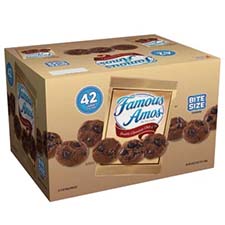 Famous Amos Double Chocolate Chip Cookies 42ct 