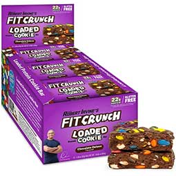 Fit Crunch Loaded Chocolate Deluxe Protein Bars 12ct Box 