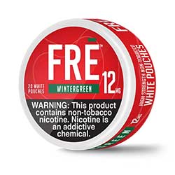 FRE Nicotine Pouches Wintergreen 12mg 5ct 