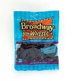 Gerrit Broadway Licorice Wheels 5.29oz Bag 