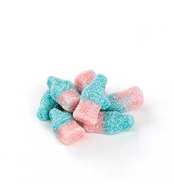 Gustafs Small Sour Bubble Gum Giant Gummi Bottles 6.6lb Bag 