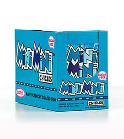 Chicles Mini Mini Sugar Free Peppermint 20ct 