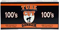 Gambler Tube Cut Cigarette Tubes Full Flavor 100s 200ct 