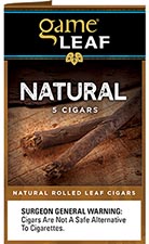 Game Leaf Cigarillos Natural 8 5pks 