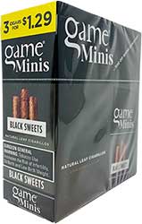 Game Minis Cigarillos Black Sweets 15ct 