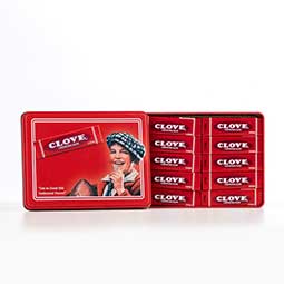 Clove Christmas Chewing Gum Tin 