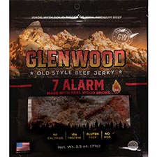 Glenwood Jerky Old Style 7 Alarm 2.5oz Bag 