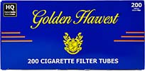 Golden Harvest Light 100 Cigarette Tubes 200ct 