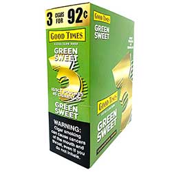 Good Times Cigarillos Green Sweet 15ct 