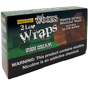 Good Times Sweet Woods Irish Cream Leaf Wraps 30ct 