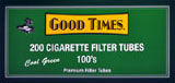 Good Times Filter Tubes Green 100
