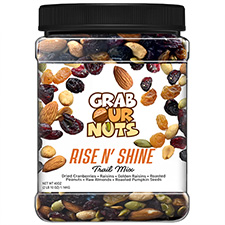 Grab Our Nuts Trail Mix Rise n Shine 40oz Jar 
