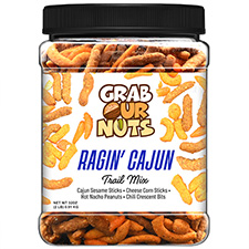 Grab Our Nuts Trail Mix Ragin Cajun 32oz Jar 