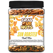 Grab Our Nuts Trail Mix Sun Roasted 36oz Jar 