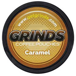 Grinds Coffee Pouches Caramel 10 Cans 