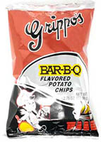 Grippos BBQ Potato Chips 2.75oz Bags 24ct 