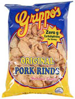 Grippos Plain Pork Rinds 2oz Bags 24ct 