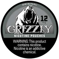 Grizzly Nicotine Pouches Original 12mg 5ct 