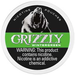 Grizzly Nicotine Pouches Wintergreen 7mg 5ct 
