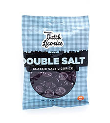 Gustafs Licorice Dutch Double Salt 5.29oz Bag 