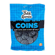 Gustafs Licorice Coins 5.29oz Bag 