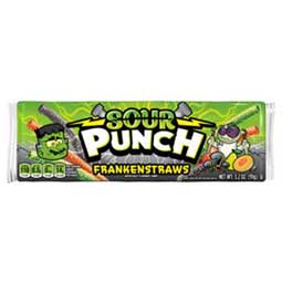 Halloween Sour Punch FrankenStraws 3.2oz Tray 