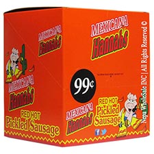 Hannahs Mexicana Red Hot Sausage 20ct Box 