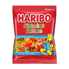 Haribo Alphabet Letters 5oz Bag 