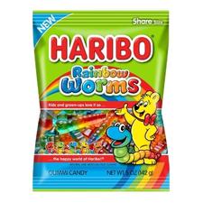 Haribo Rainbow Worms 5oz Bag 