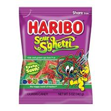 Haribo Sour Sghetti 5oz Bag 