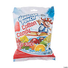 Hawaiian Punch Cotton Candy Fruit Juicy Red 3.1 oz Bag 