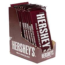 Hersheys Milk Chocolate Xl Bar 12ct Box 
