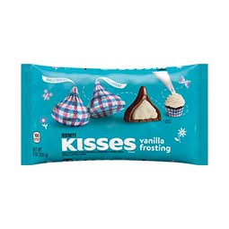 Hersheys Milk Chocolate Kisses Filled with Vanilla Frosting 9oz Bag 