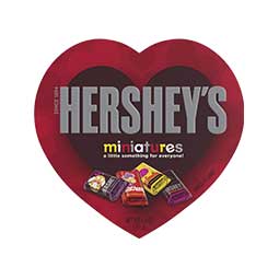 Hersheys Miniatures Assortment Heart 6.4oz Box 