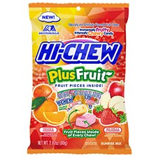 Hi Chew Plus Fruit Mix Fruit Chews 3oz Bag 