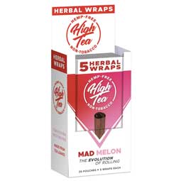 High Tea Mad Melon Herbal Wraps 25 Packs of 5 