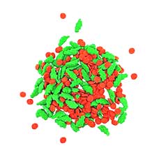Kerry Holly Quin Shapes Sprinkles 1 oz 
