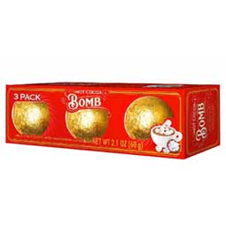 Hot Cocoa Milk Chocolate Bomb with Marshmallows 3 Pack 