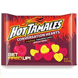 Hot Tamales Conversation Hearts 