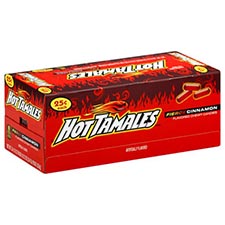 Hot Tamales Fierce Chewy Cinnamon 0.78oz 24ct Box 