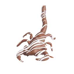 Hotlix Chocolate Flavored Dessert Scorpion 0.11oz 