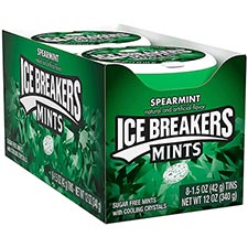 Ice Breakers Sugar Free Mints Spearmint 8ct Box 