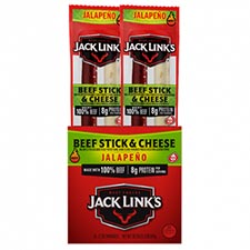 Jack Links Beef Stick n Cheese Jalapeno 16ct Box 