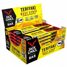 Jack Links Beef Strip Bar Teriyaki 12ct Box 