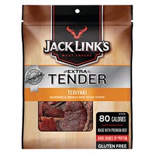 Jack Links Extra Tender Teriyaki 3.25oz Bag 