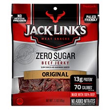 Jack Links Jerky Zero Sugar 2.3oz Bag 